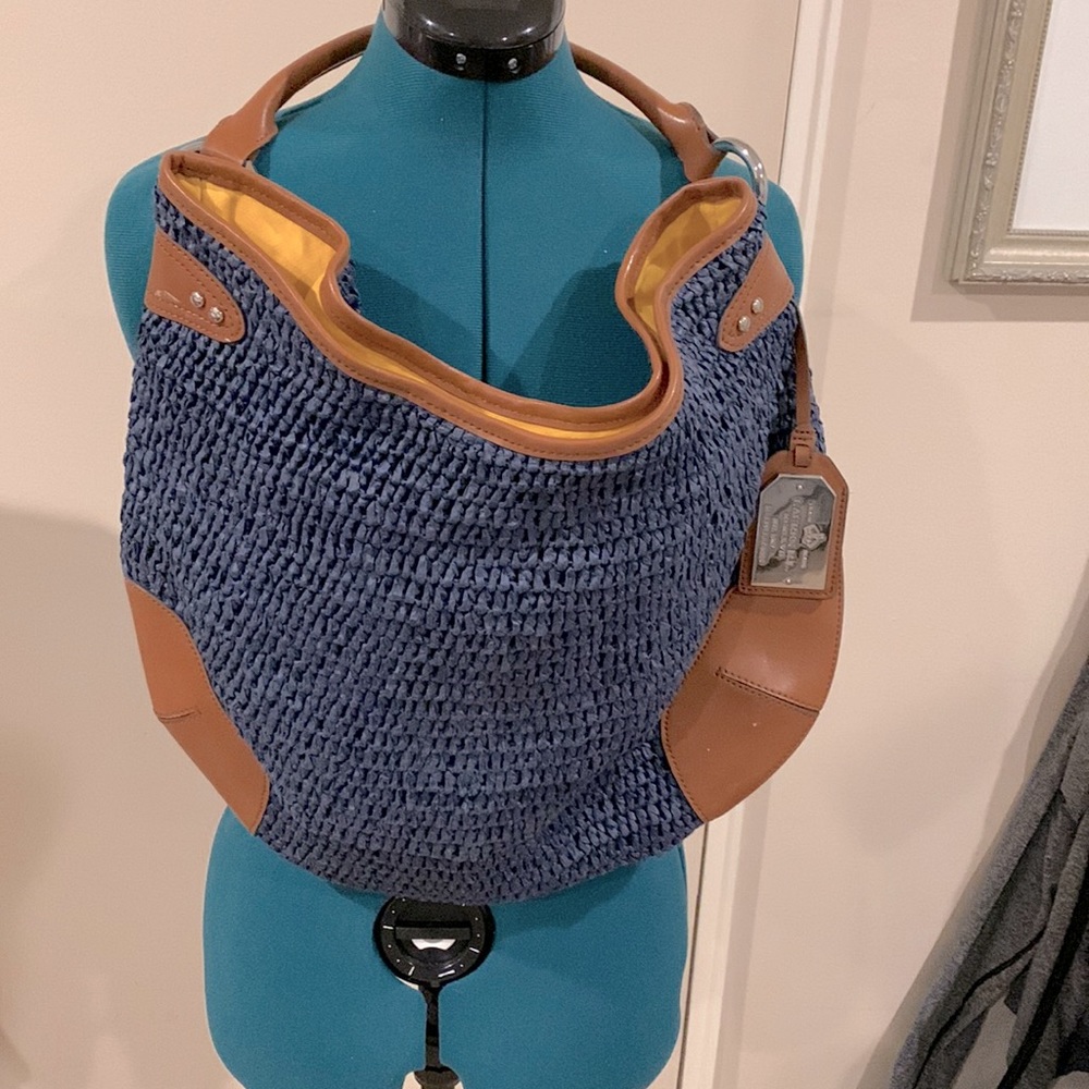 Ralph Lauren woven tote
